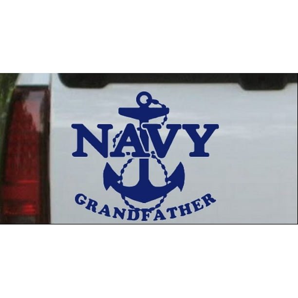 96x48 Warning Classic Navy Perforated Window Decal CGSignLab 